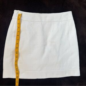Banana Republic White Mini Skirt